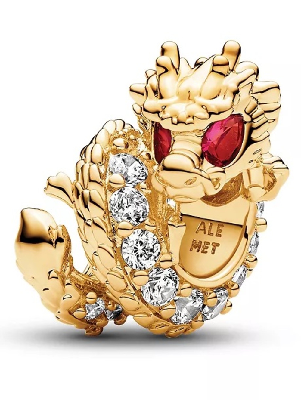 Pandora 14k Gold-Plated Dragon Charm